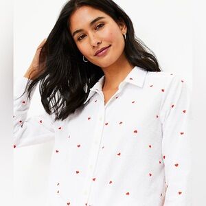 COPY - Buy 2 get one free🥰🥰 LOFT HEART BLOUSE BUTTON